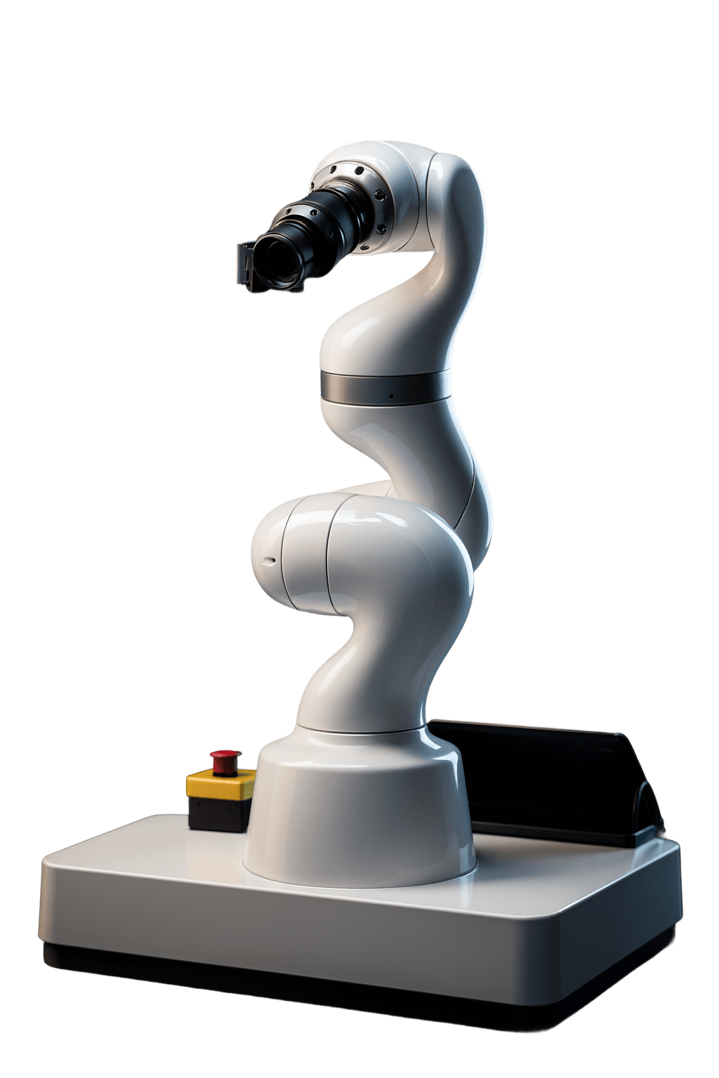 Andromeda Surgical AI-powered robotic arm designed for precision in minimally invasive surgery.