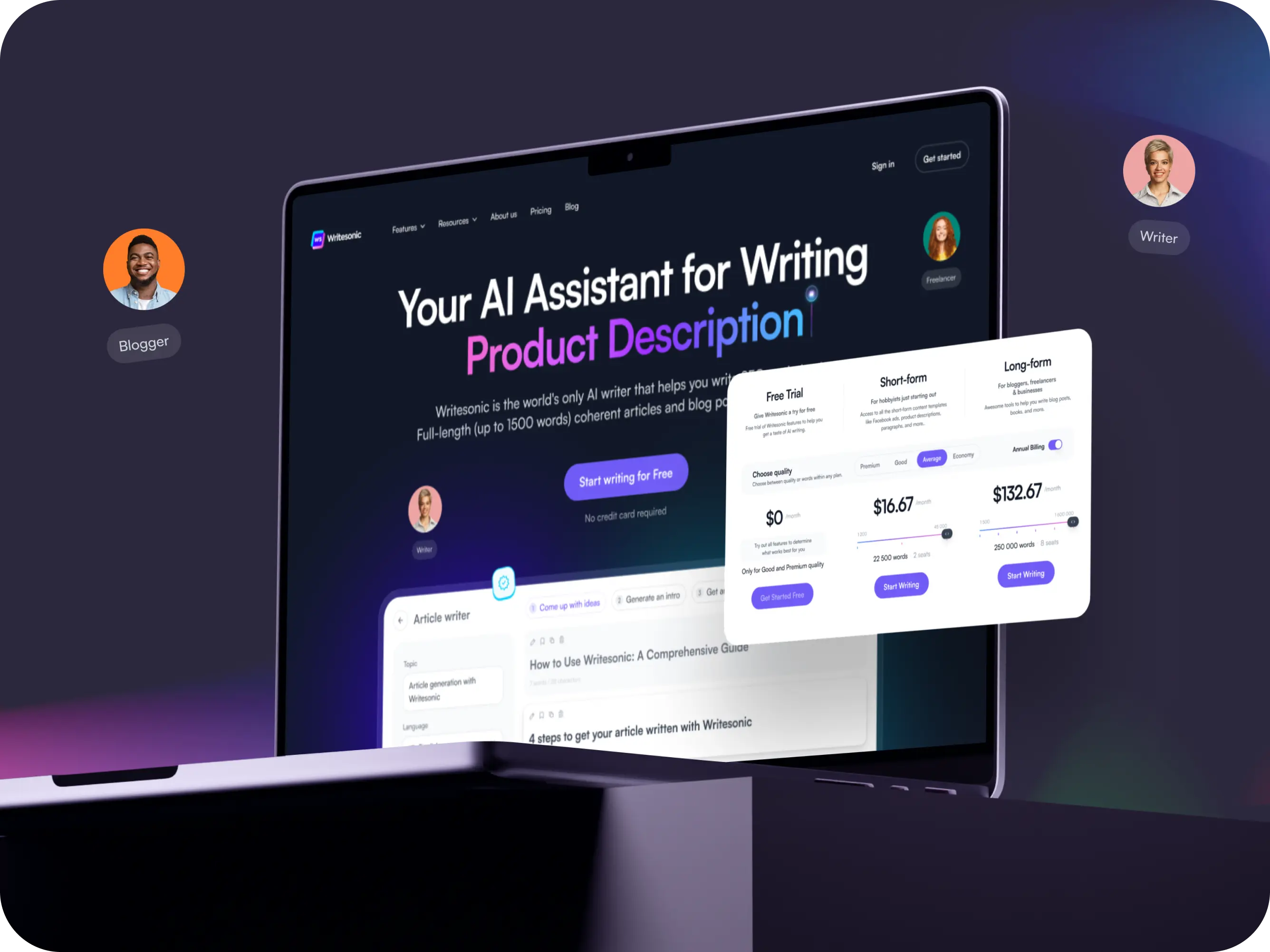Stimulating Writesonic's traffic with a total redesign