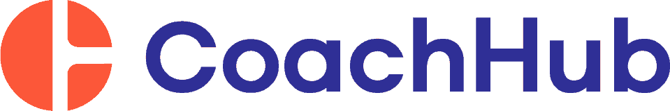 CoachHub company logo with orange circular icon and purple text.