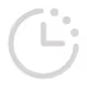 Minimalist clock icon showing the time at three o'clock with a dot indicating a timer or countdown.