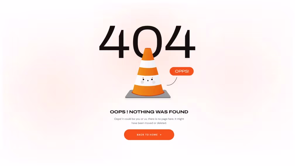 not found page