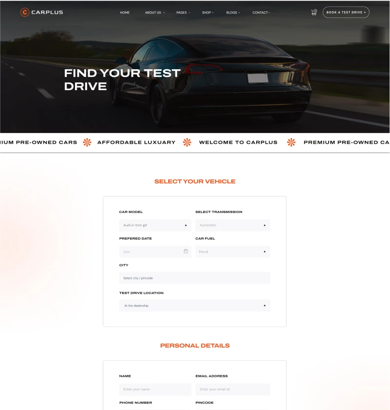 landing page image