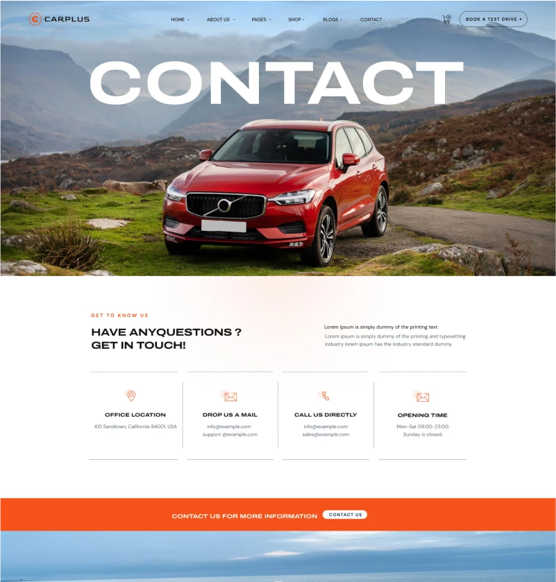 landing page image