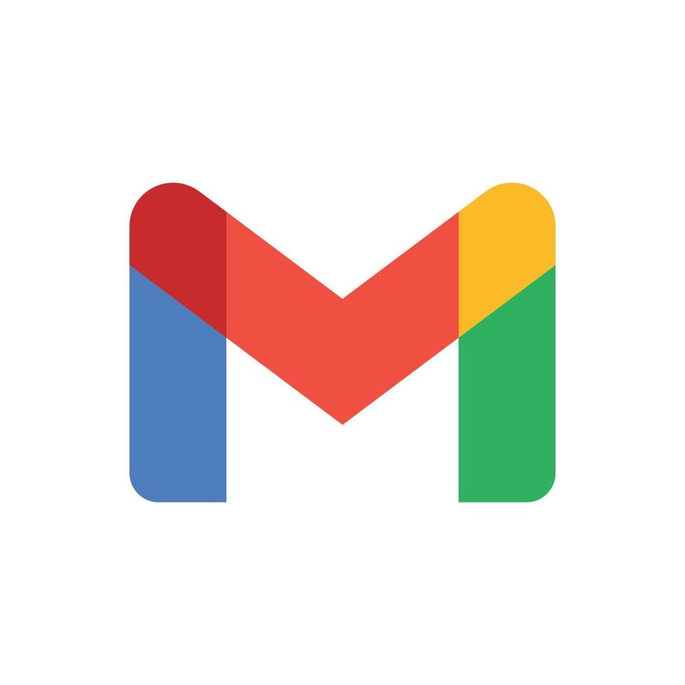 Gmail logo with an envelope-shaped M in red, blue, yellow, and green colors.