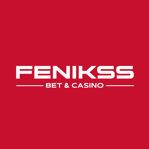 Fenikss Bet & Casino logo in bold white text on a red background.