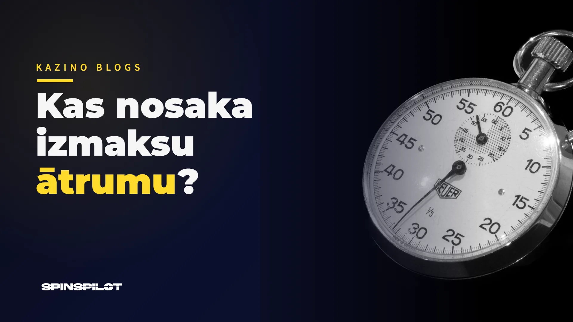 Kas nosaka kazino izmaksu ātrumu