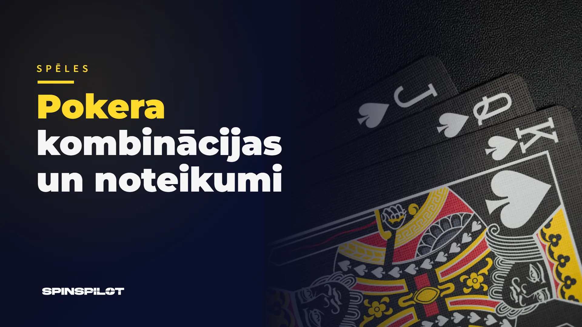 Pokera kombinācijas un noteikumi