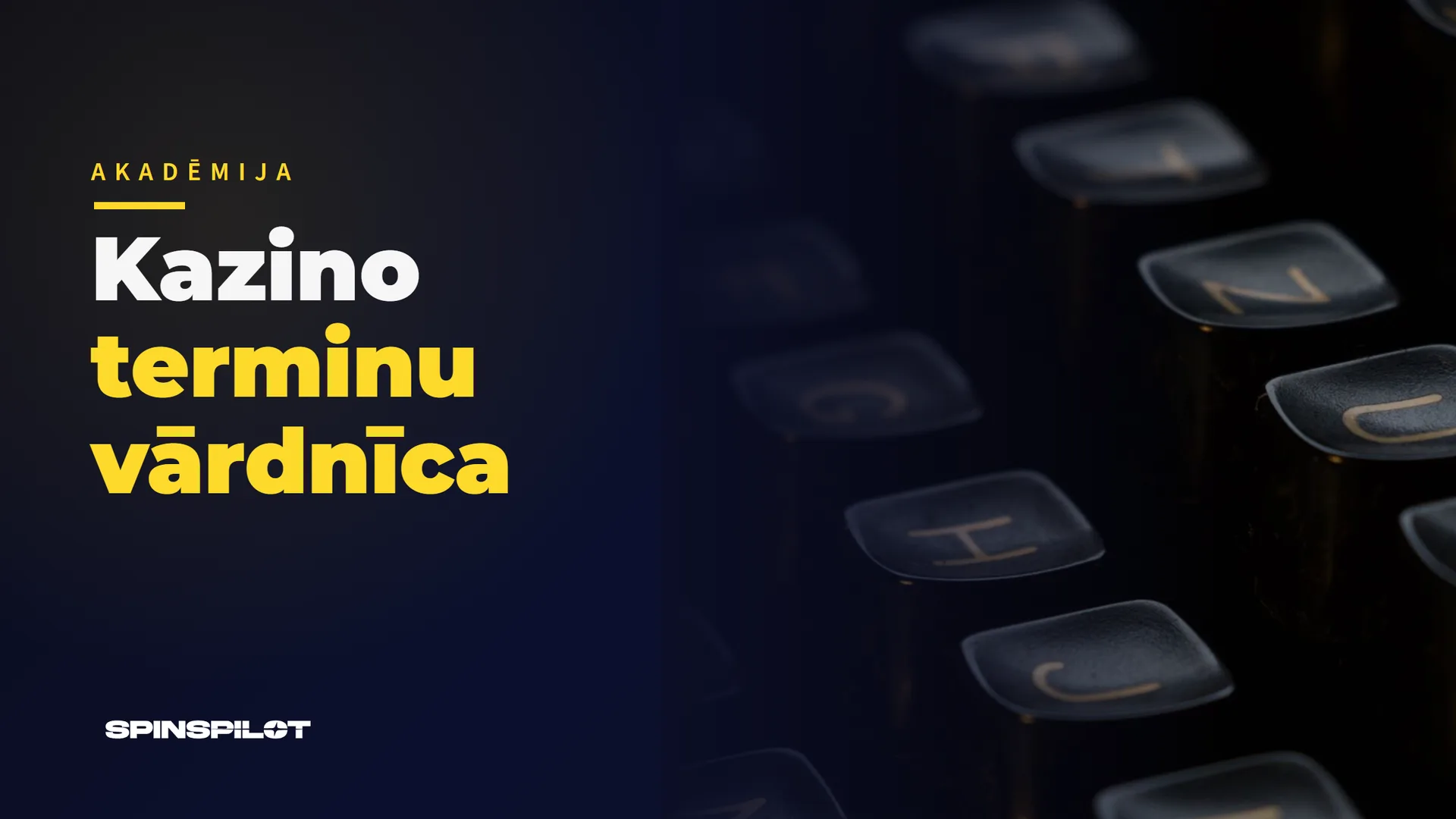 Kazino terminu vārdnīca