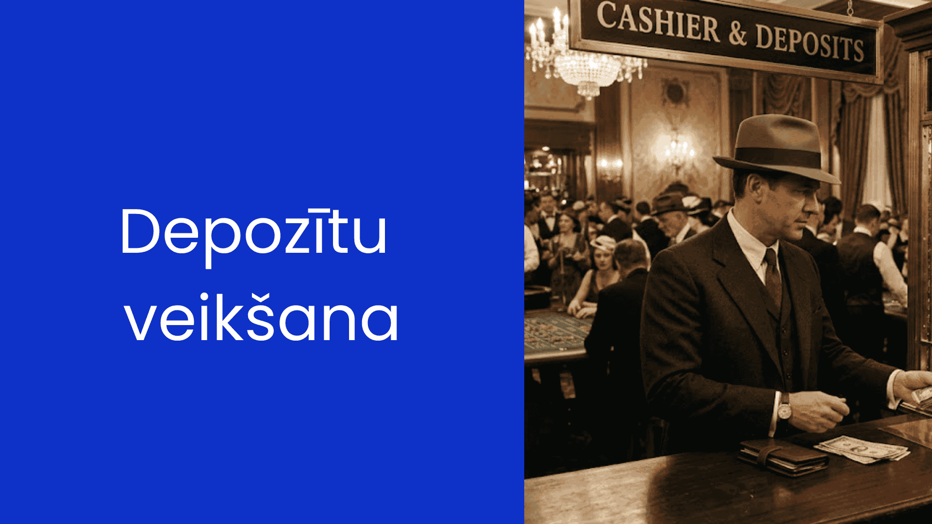 Как внести депозит