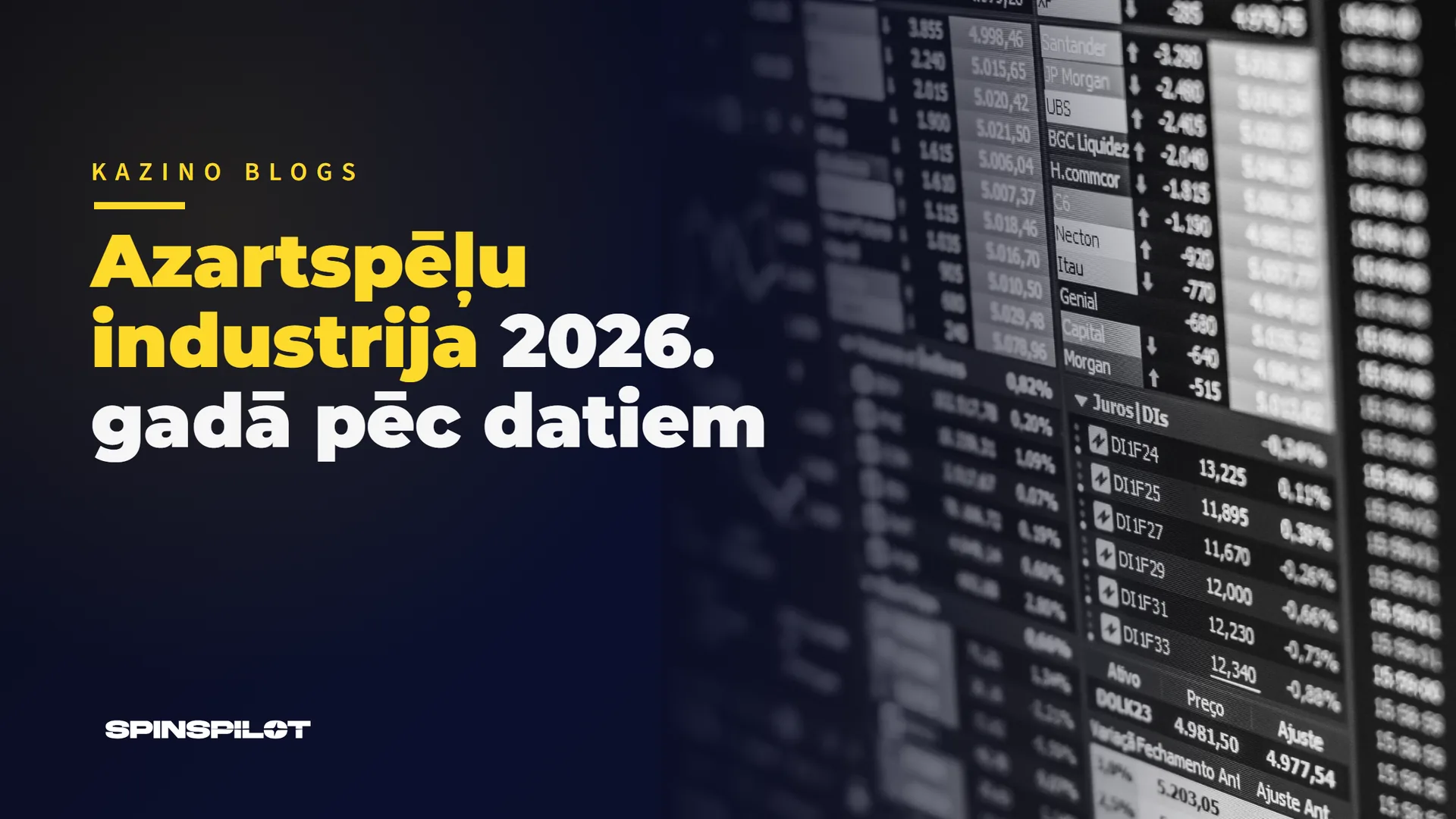 Latvijas kazino tirgus skaitļos 2026