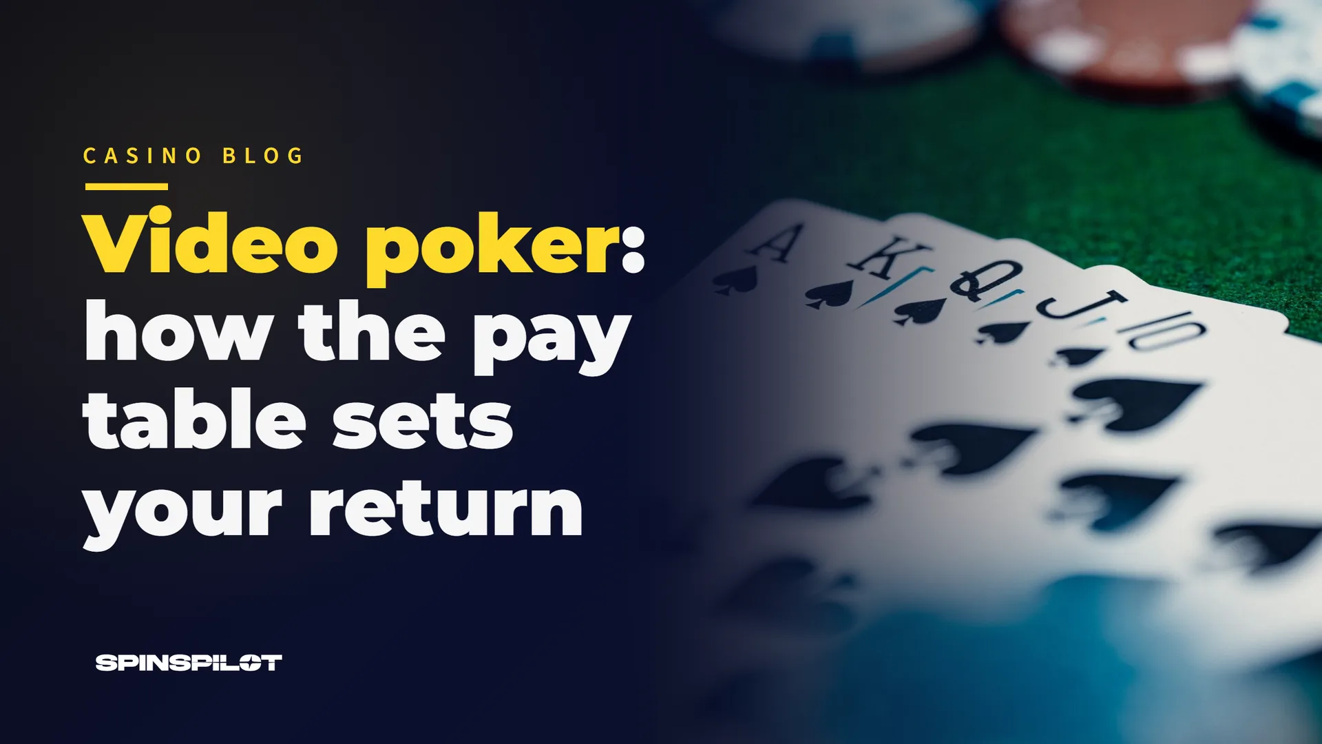Video poker: how the pay table sets your return