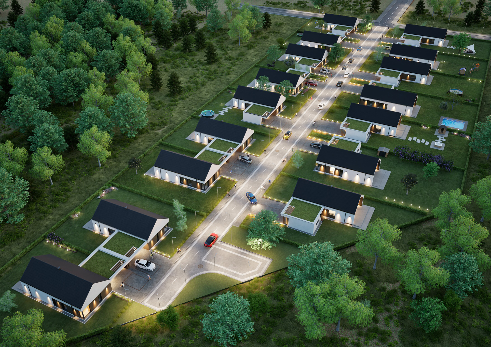 Plan osiedla – Krzyżowice 116