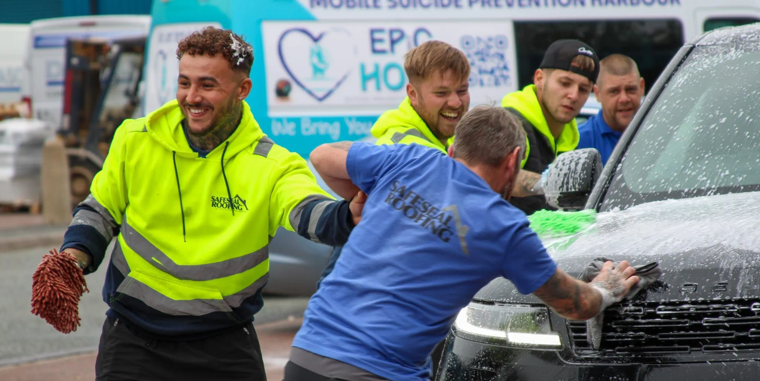 Safeseal’s Charity Car Wash Raises Nearly £3,000 for Suicide Prevention