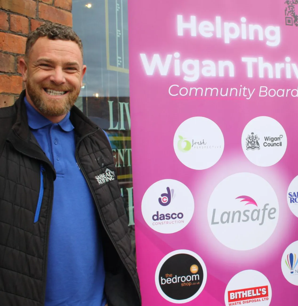 Safeseal Roofing Joins the Helping Wigan Thrive Board