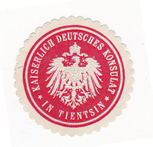 KAISERLICH DEUTSCHES KONSULAT IN TIENTSIN