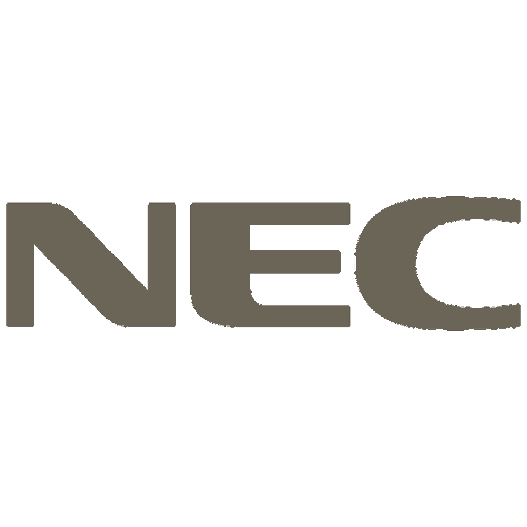 NEC logo in bold uppercase letters.