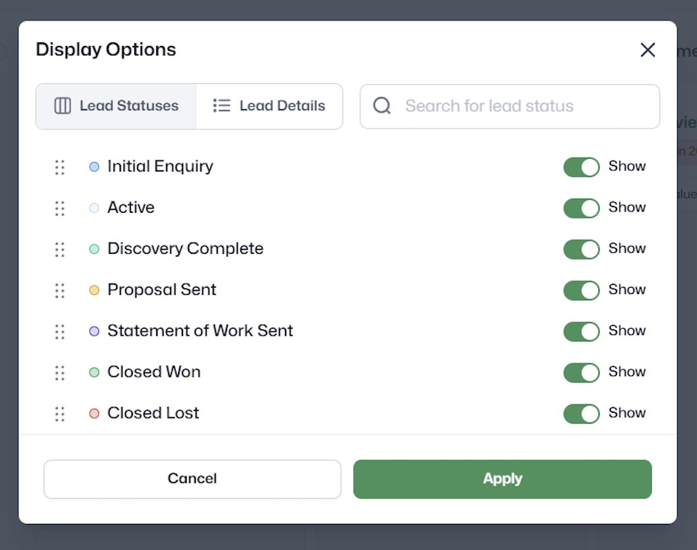 Lead manager