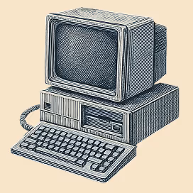 Illustration of a computer