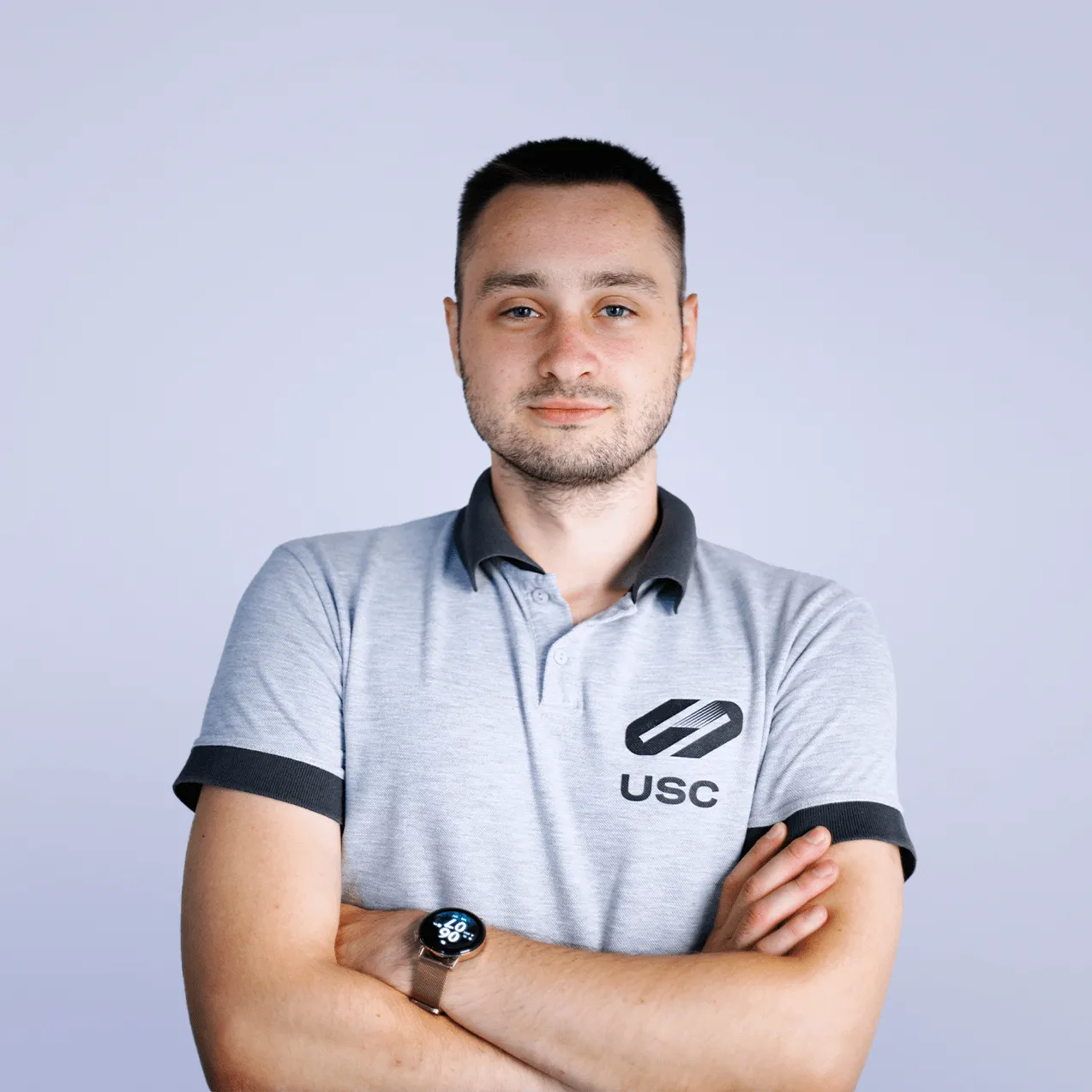 Портрет біомедичного інженера української спортивної клініки USC Ярослава Медвідя.