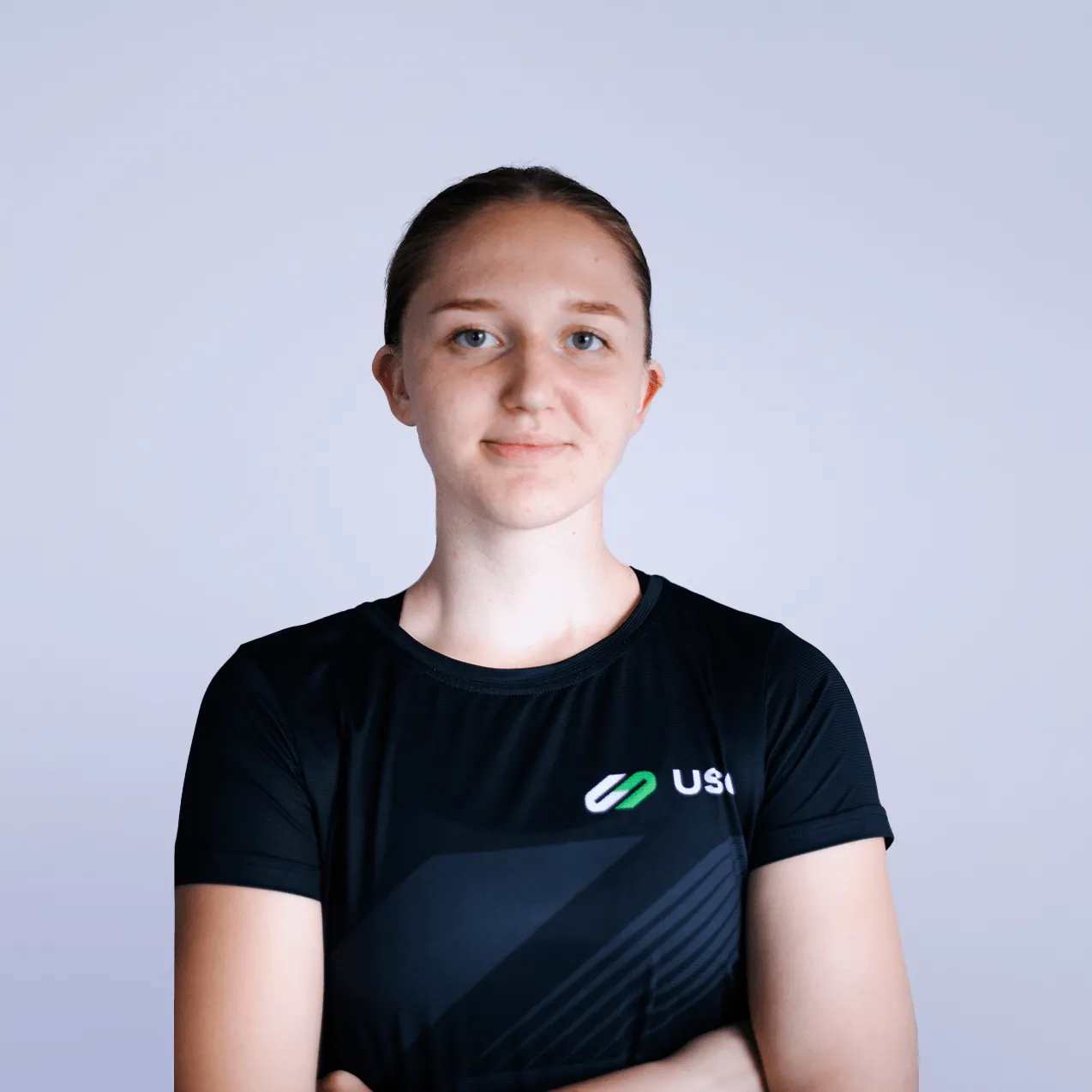 Портрет техніка лабораторії біомеханіки та тренера української спортивної клініки USC Марії Євтушенко.