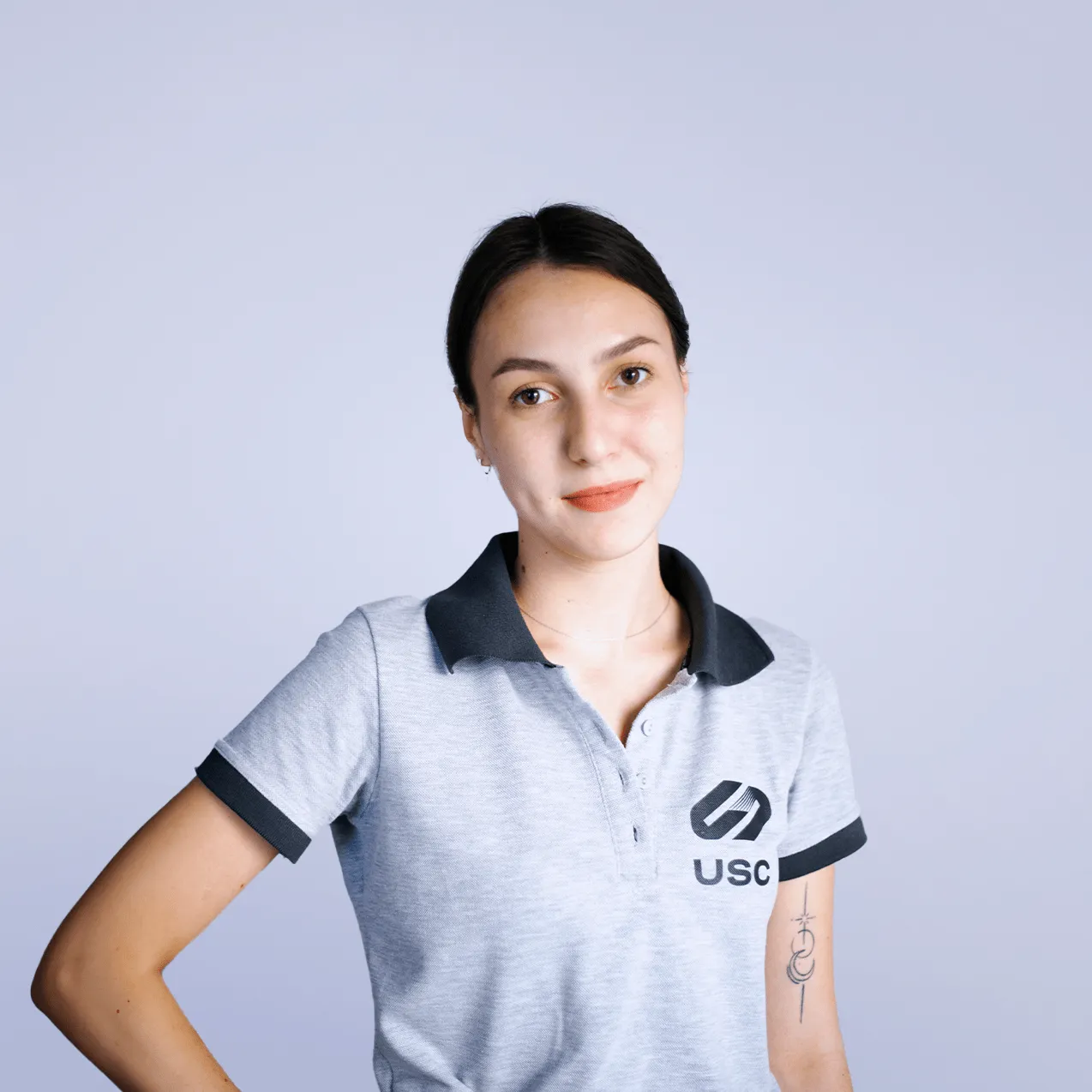 Портрет медичної сестри з фізіотерапії української спортивної клініки USC Анни Кусень.