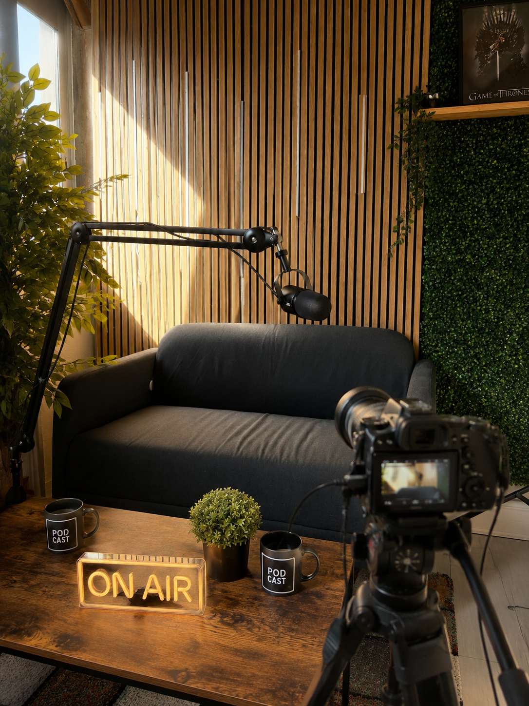 Studio podcast Obeevi à Malakoff - vue d ensemble