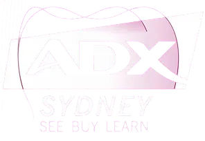 ADX Sydney logo with the tagline 'See Buy Learn'.
