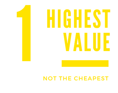 Highest value in cleaning