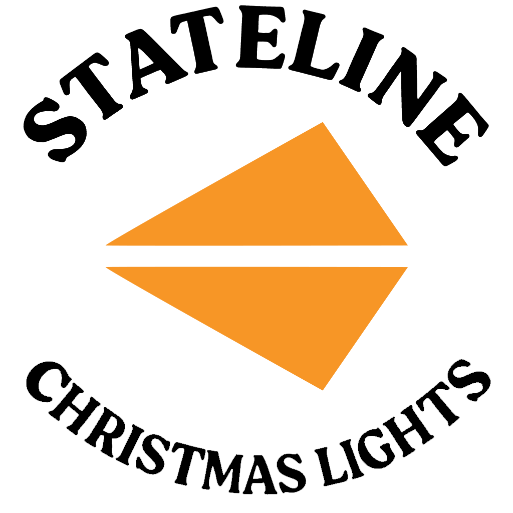 Stateline Christmas Lights Black Logo