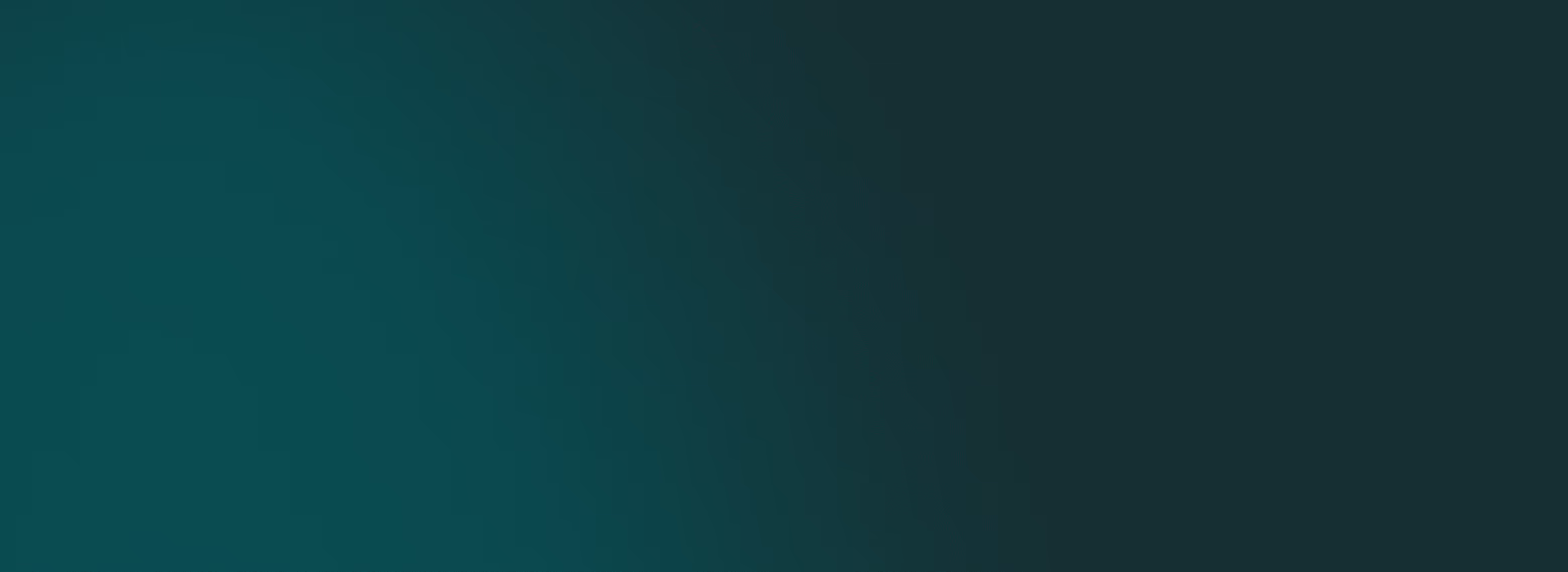 Abstract dark teal gradient background with smooth color transitions.