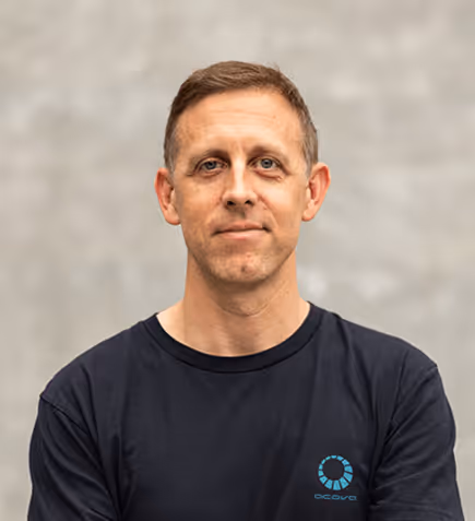 Portrait of Acova team member representing leadership in visual analysis technology.