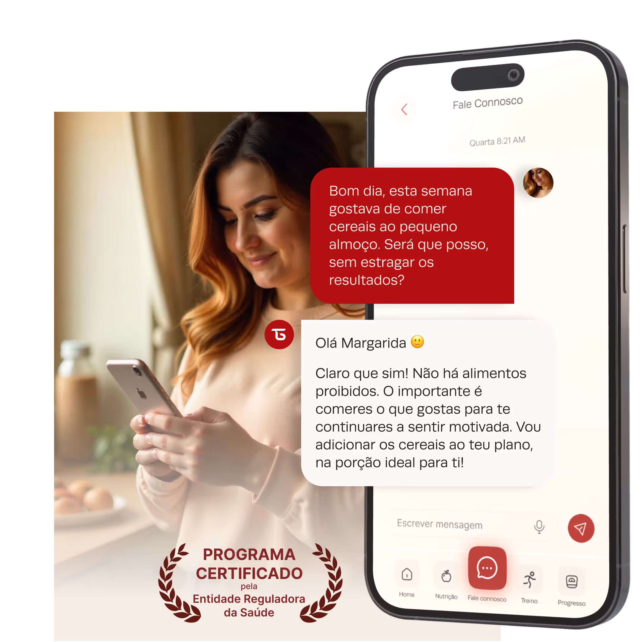 App screen chat