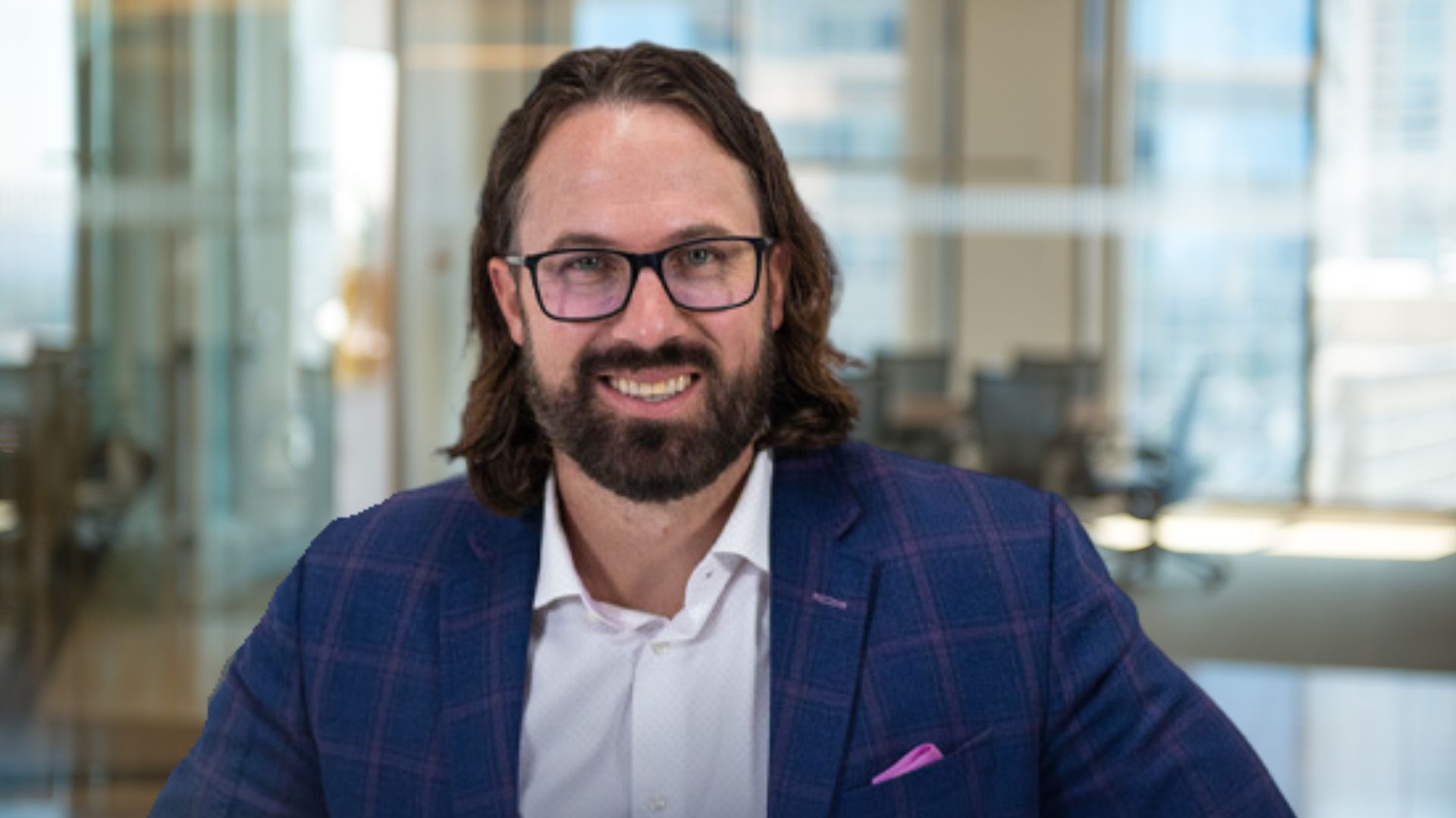 [team] image of executive team member (for a fintech company)