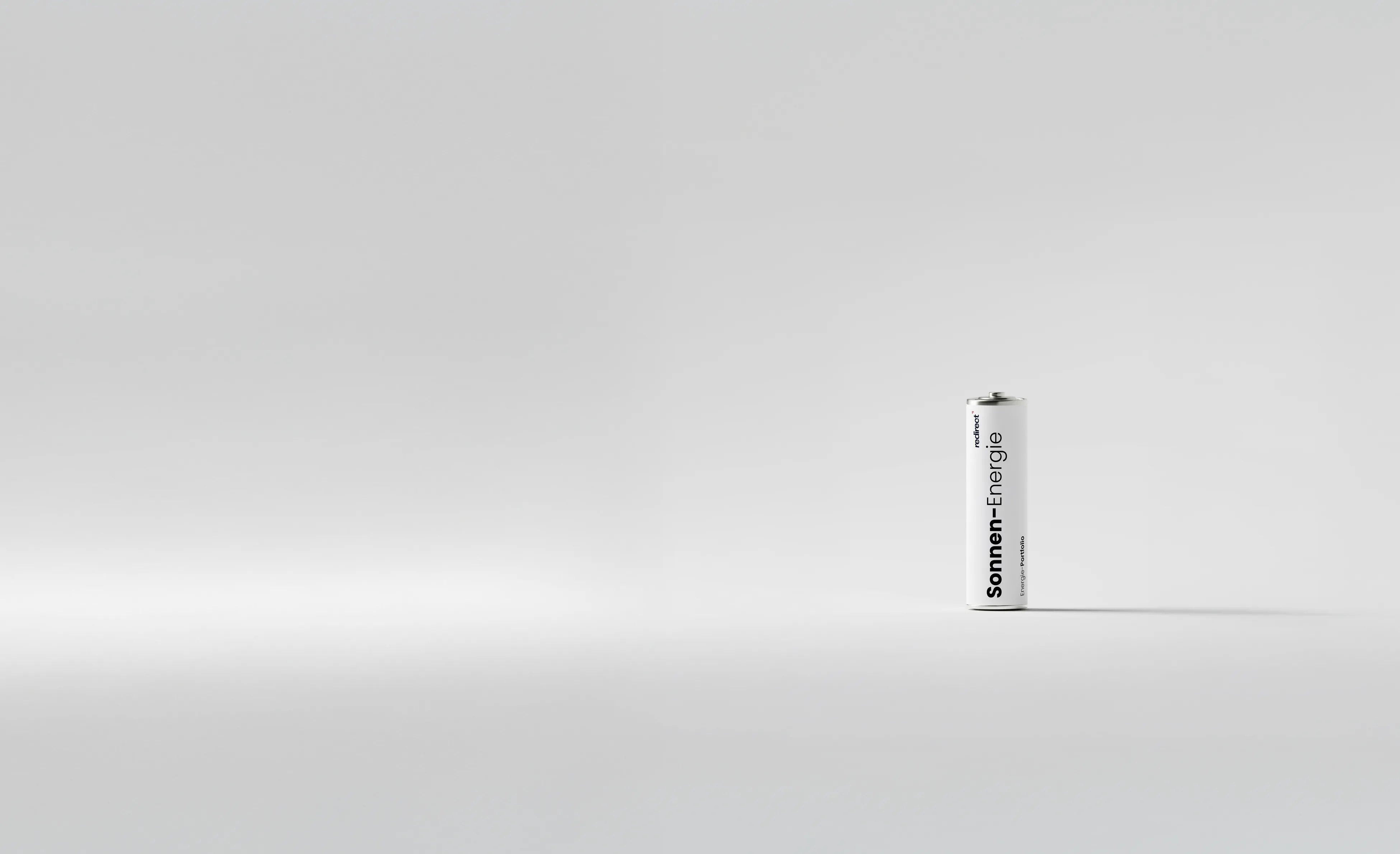 Bild das eine Batterie zeigt auf der Sonnenenergie steht