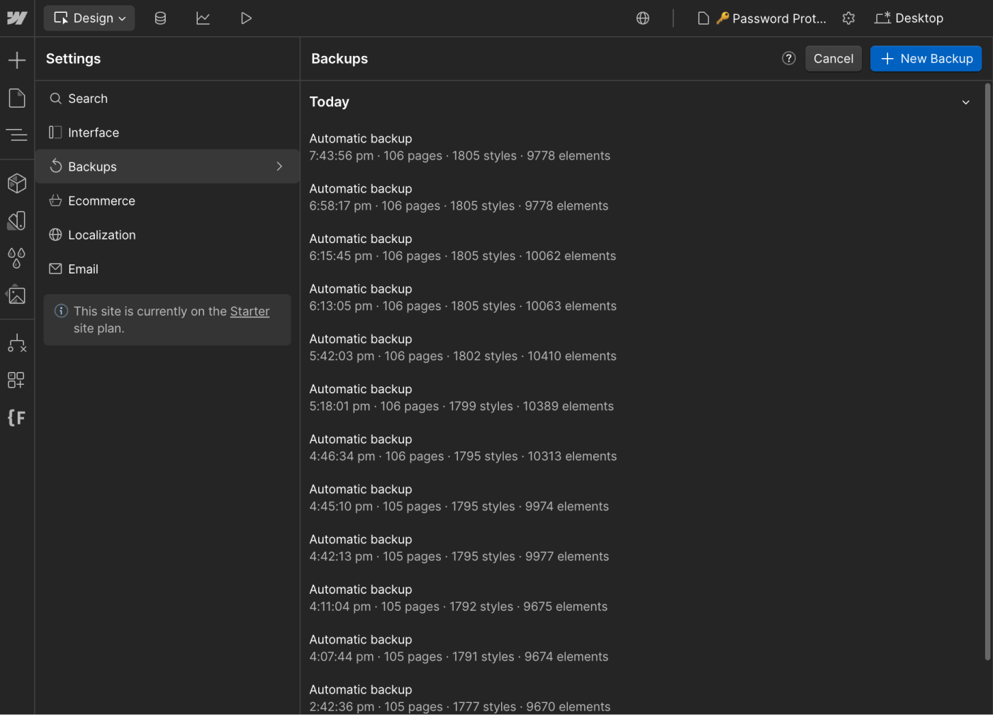 Backups - TechCode Webflow Template | Brix Template