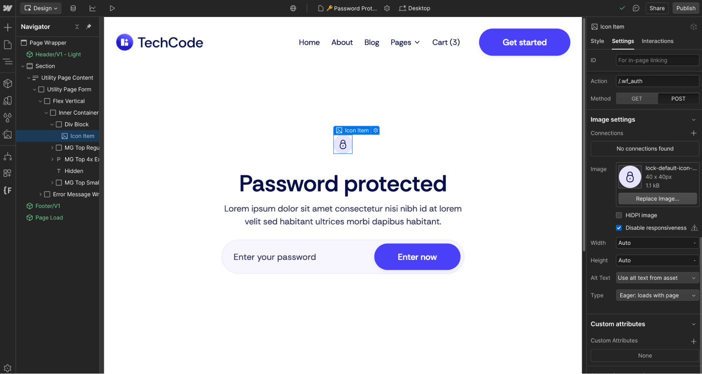 Icons And Graphics - TechCode Webflow Template | Brix Template