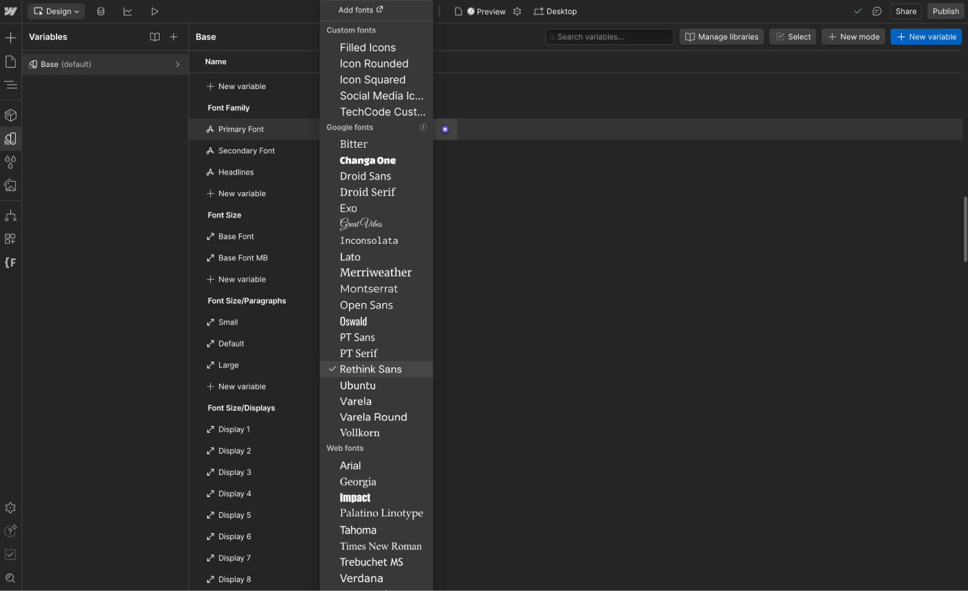 Typography - TechCode Webflow Template | Brix Template