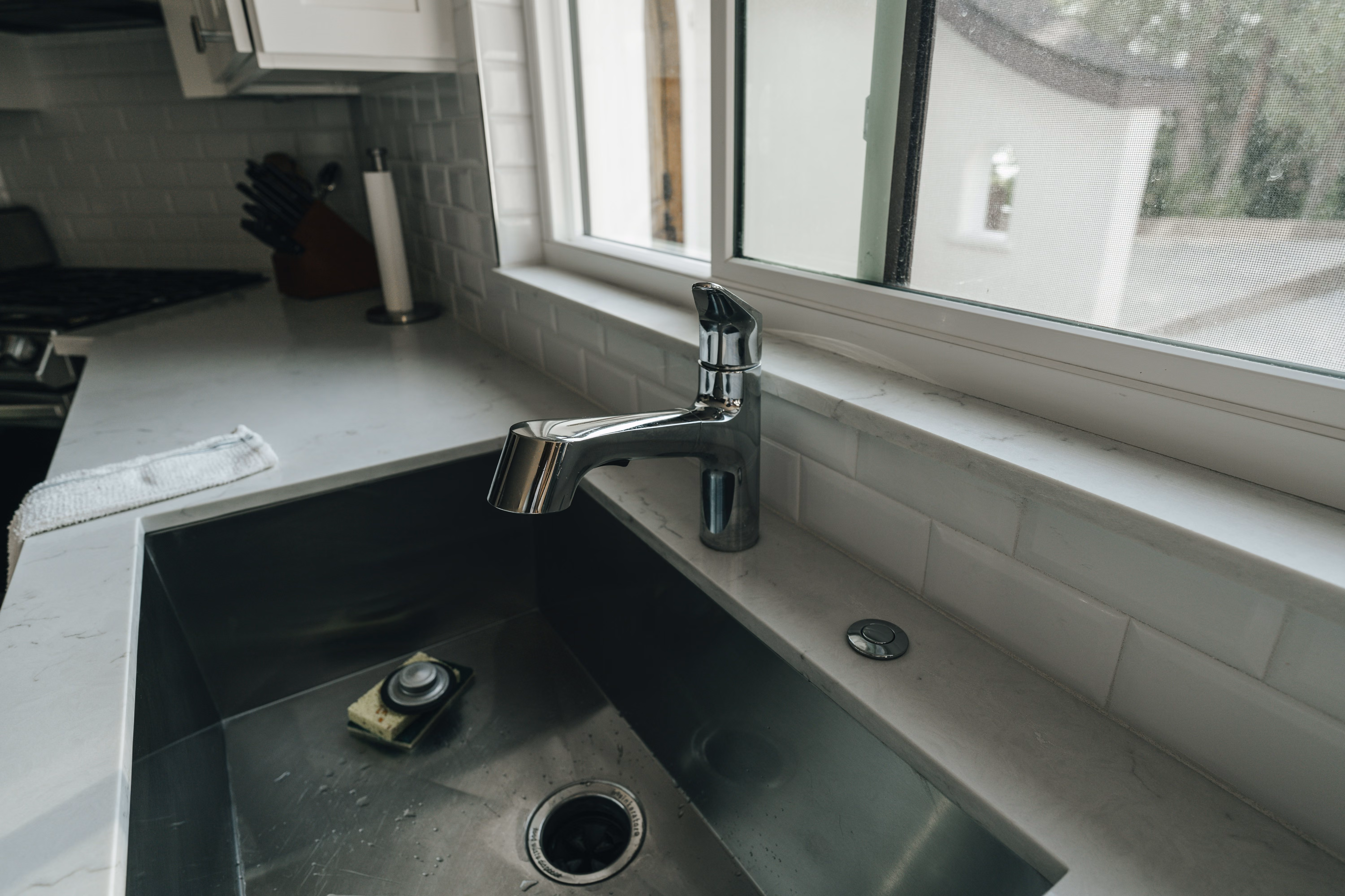 Kitchen sink. 