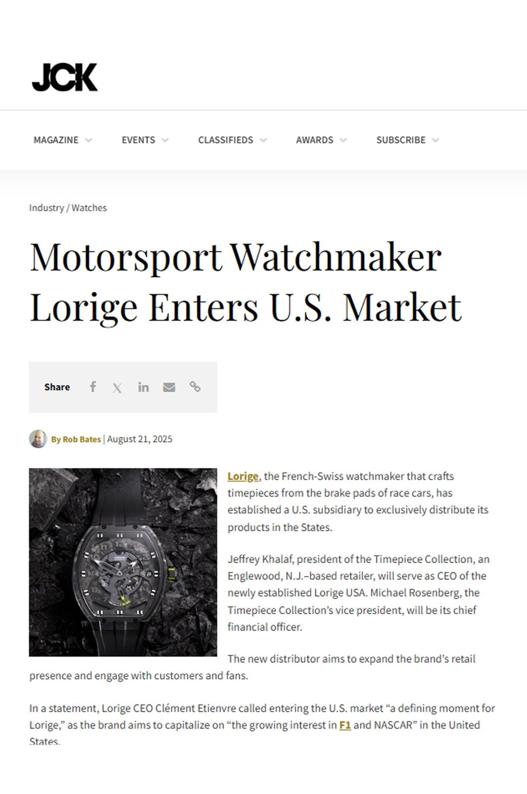 Watchmaking Stage