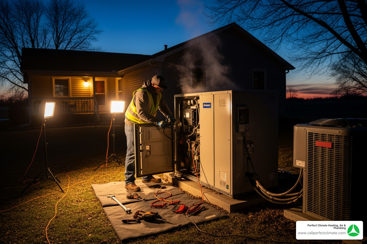 When Your Heat Pump Breaks: Owensville's Go-To for Urgent Repairs