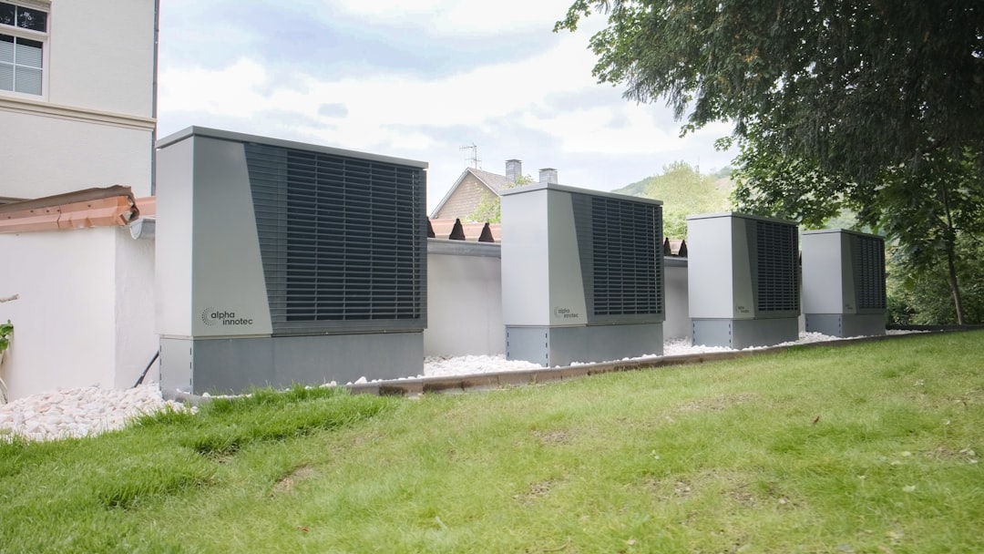 A clean, well-maintained furnace system in a tidy basement setting A clean, well-maintained furnace system in a tidy basement setting