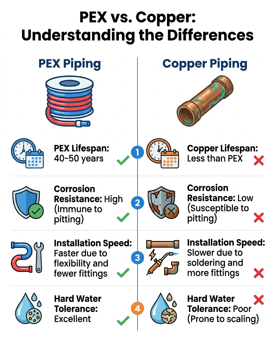 PEX vs. Copper: Understanding the Differences
