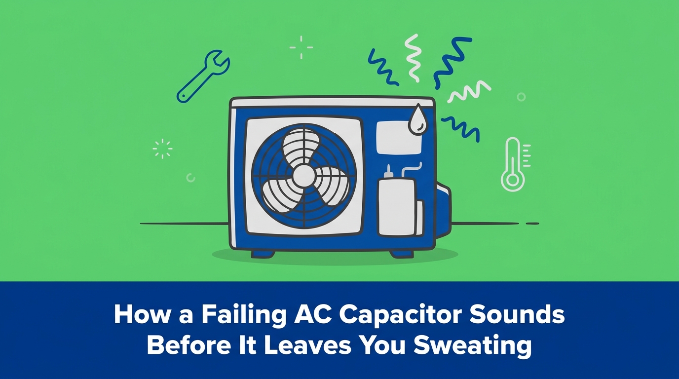How a Failing AC Capacitor Sounds Before It Leaves You Sweating