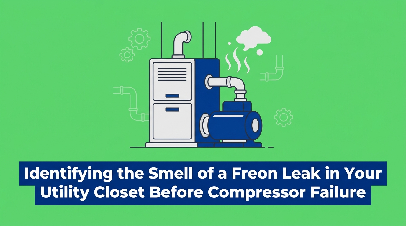 Identifying the Smell of a Freon Leak in Your Utility Closet