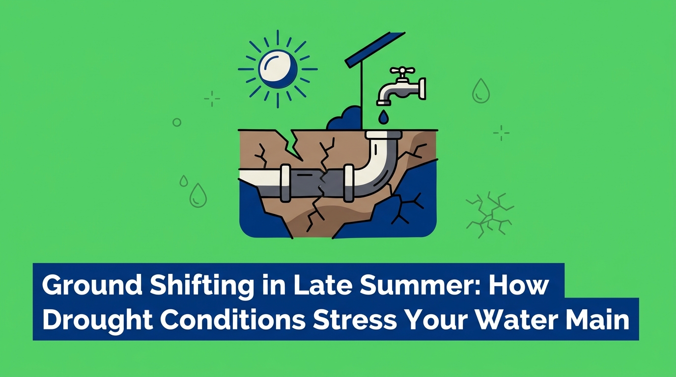 Ground Shifting in Late Summer: How Drought Conditions Stress Your Water Main