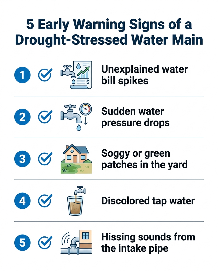 5 Early Warning Signs of a Drought-Stressed Water Main