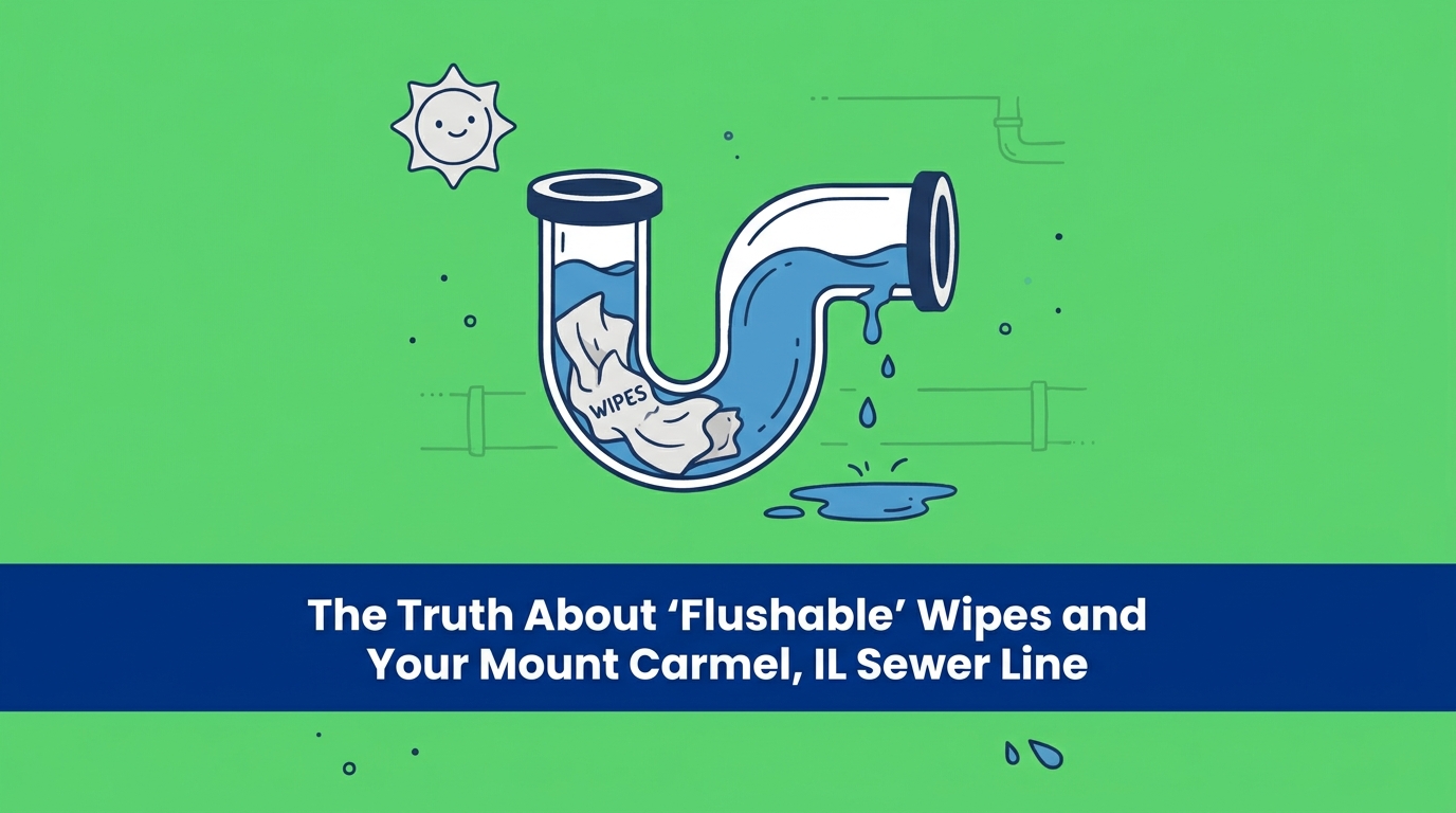 The Truth About 'Flushable' Wipes and Your Mount Carmel Sewer Line
