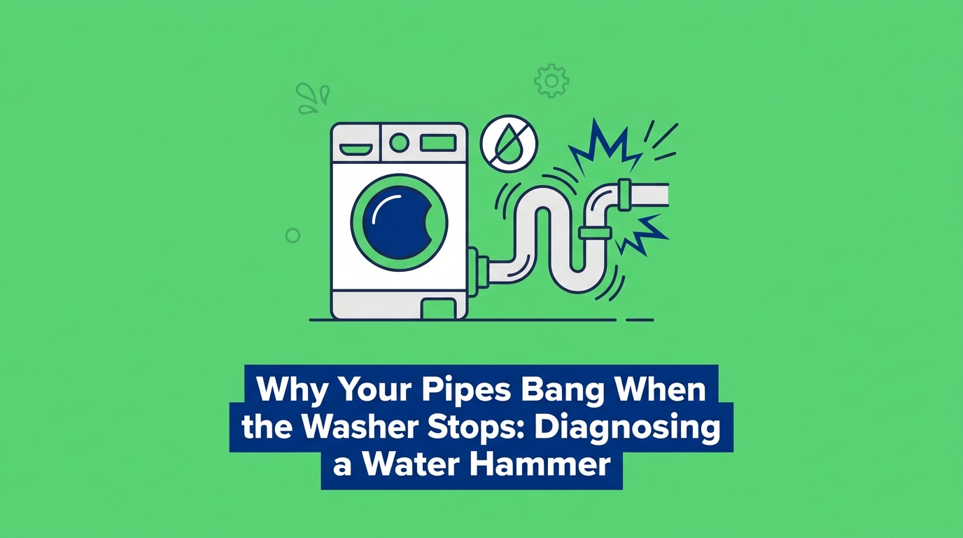 Diagnosing a Water Hammer: Why Your Pipes Bang When the Washer Stops