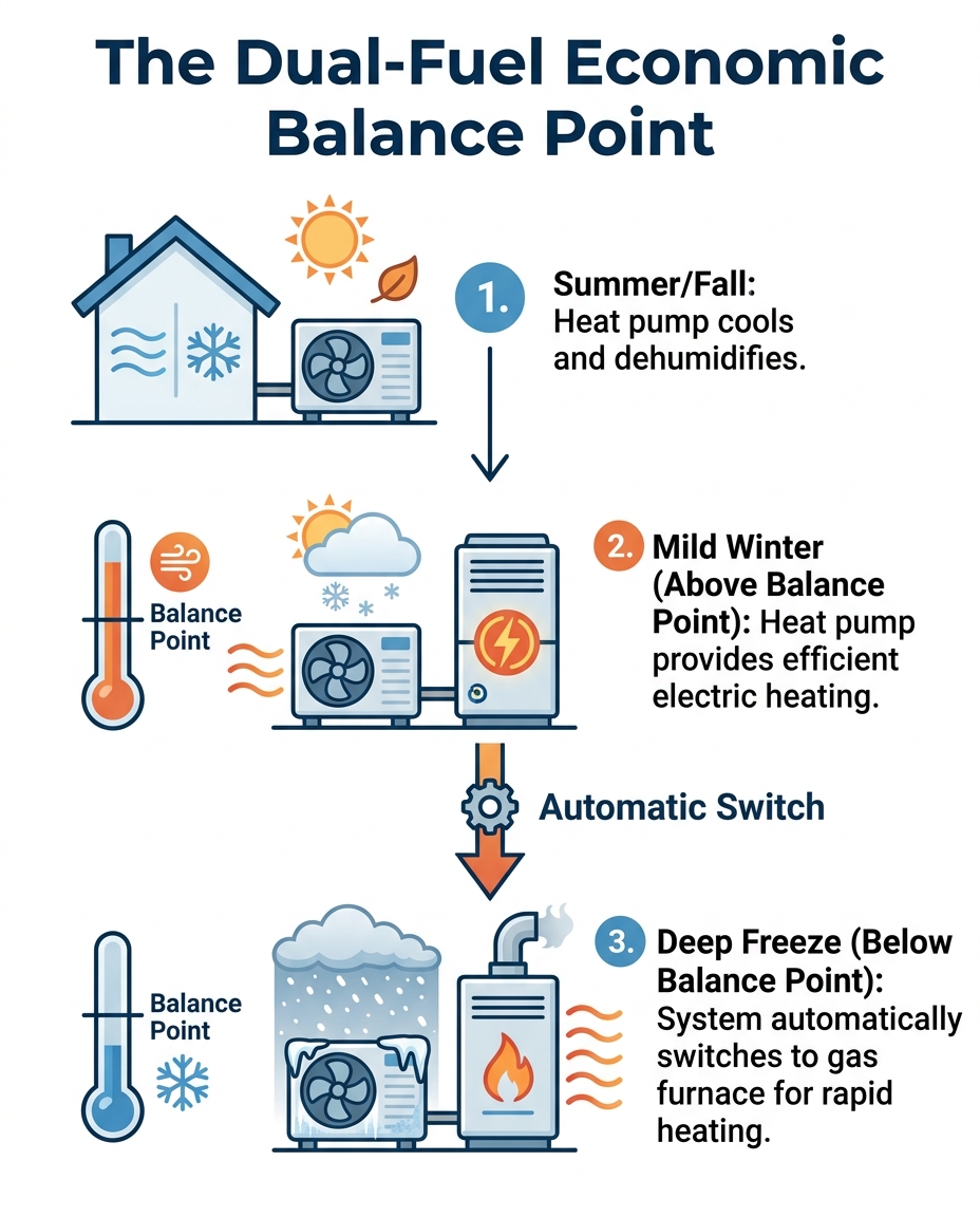 The Dual-Fuel Economic Balance Point