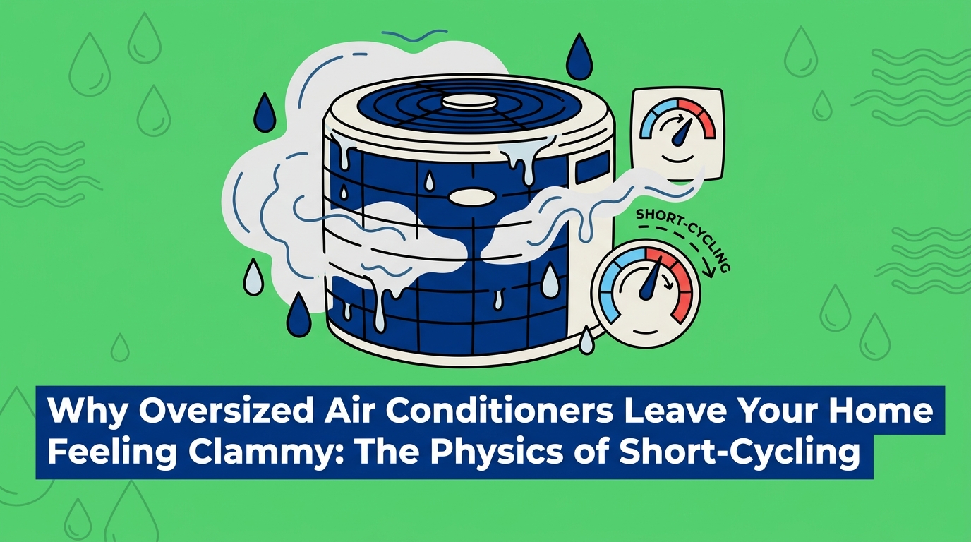 Why Oversized Air Conditioners Leave Your Home Feeling Clammy